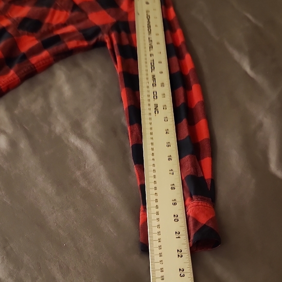 TNA Oversized Red & Black Plaid Flannel Button-Front Shirt Women’s Small - Picture 10 of 11